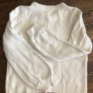 Abercrombie Kids White sweater for girls 15/16